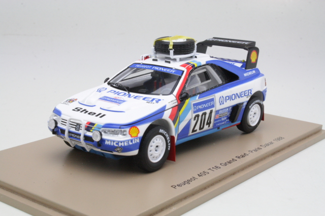 Peugeot 405 T16, Paris-Dakar 1988, A.Vatanen, no.204