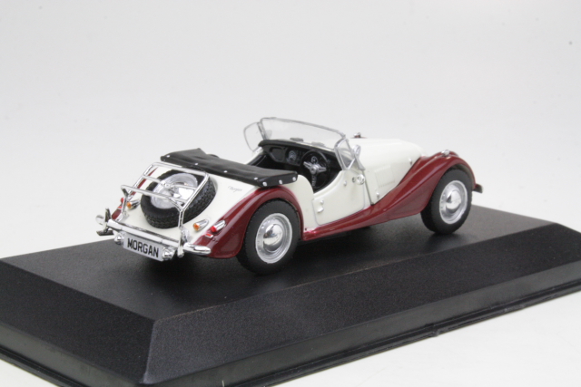 Morgan 4/4 1974, beige/tummanpunainen