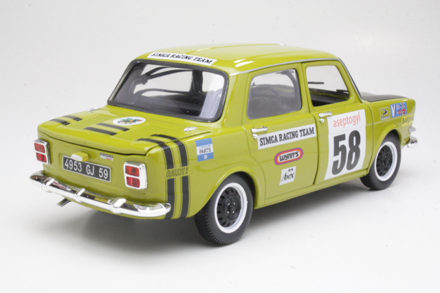 Simca 1000 Rallye 2 SRT 1973, no.58