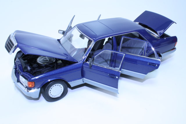 Mercedes 560SEL (w126) 1985, sininen