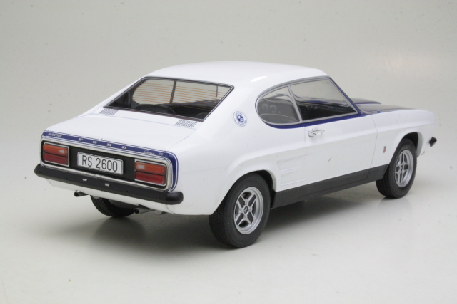 Ford Capri Mk1 RS2600 1973, white/blue