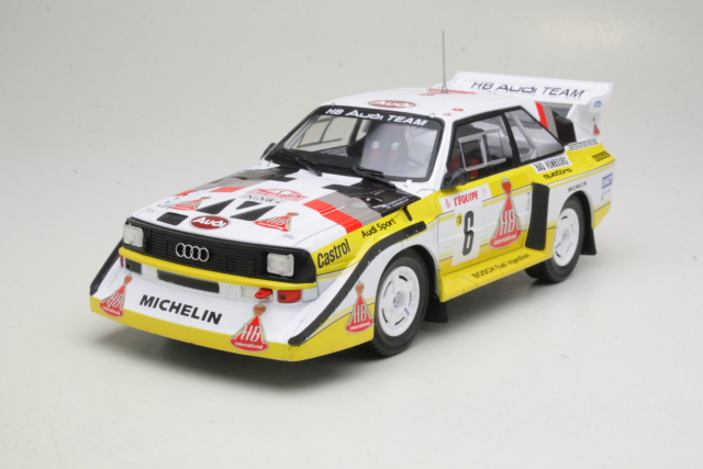 Audi Sport Quattro S1, Monte Carlo 1986, H.Mikkola, no.6 - Sulje napsauttamalla kuva