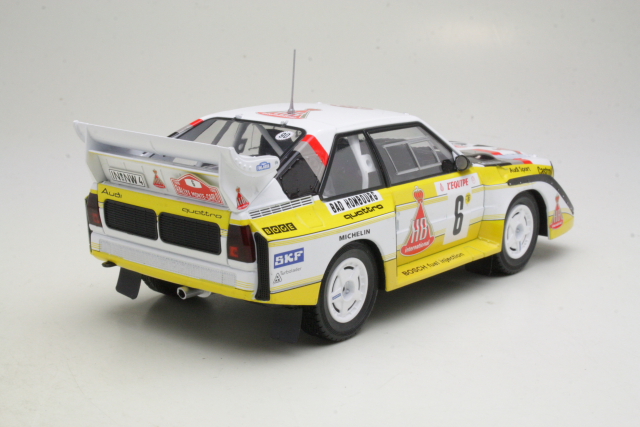 Audi Sport Quattro S1, Monte Carlo 1986, H.Mikkola, no.6 - Sulje napsauttamalla kuva