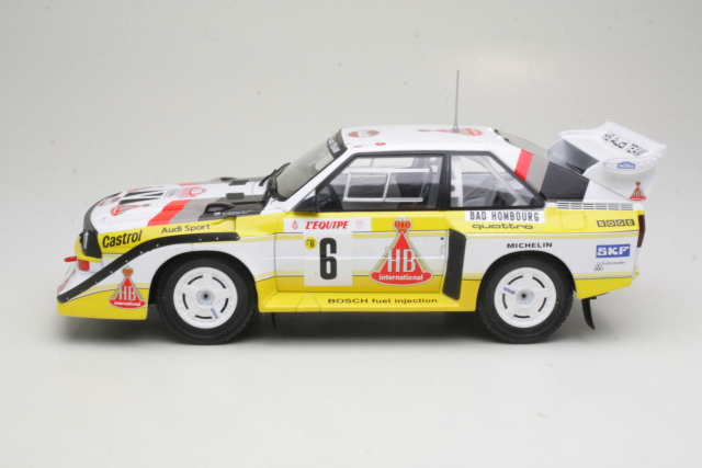 Audi Sport Quattro S1, Monte Carlo 1986, H.Mikkola, no.6 - Sulje napsauttamalla kuva