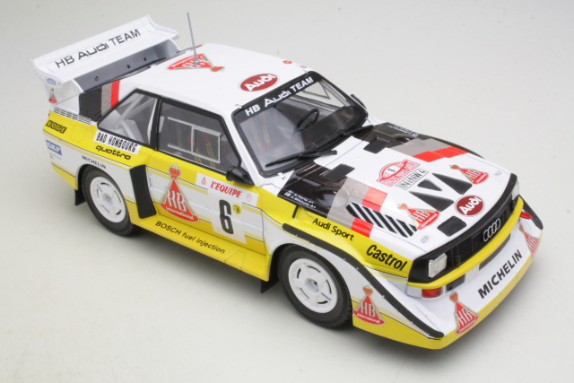 Audi Sport Quattro S1, Monte Carlo 1986, H.Mikkola, no.6 - Sulje napsauttamalla kuva