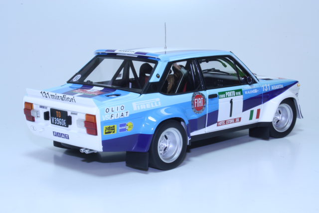 Fiat 131 Abarth, Portugal 1981, M.Alen, no.1 - Sulje napsauttamalla kuva