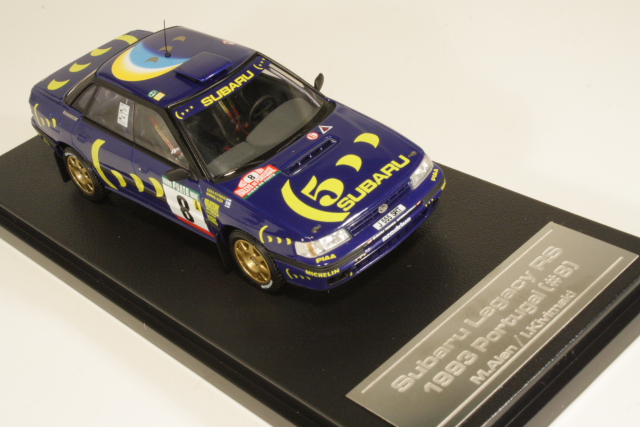 Subaru Legacy RS, 4th. Portugal 1993, M.Alen, no.8 - Sulje napsauttamalla kuva