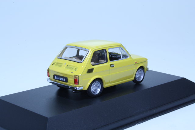 Polski Fiat 126P 1973, keltainen