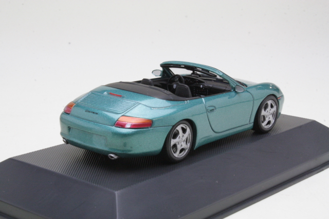 Porsche 911 Carrera Cabriolet 1999, vihreä - Sulje napsauttamalla kuva