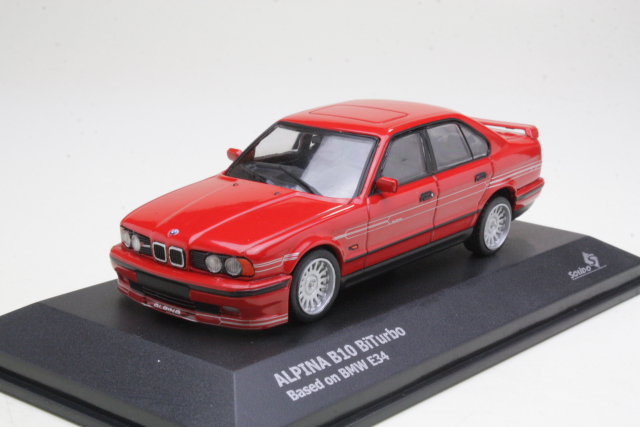 BMW Alpina B10 (e34) 1994, punainen - Sulje napsauttamalla kuva