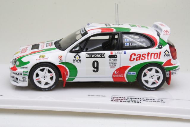 Toyota Corolla WRC, RAC 1997, M.Grönholm, no.9