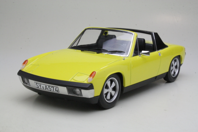 Porsche 914/4 2.0 1972, keltainen - Sulje napsauttamalla kuva