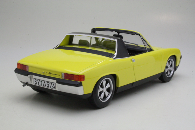 Porsche 914/4 2.0 1972, keltainen - Sulje napsauttamalla kuva