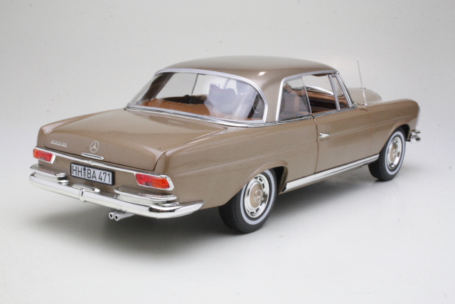 Mercedes 250SE Coupe 1969, gold - Click Image to Close