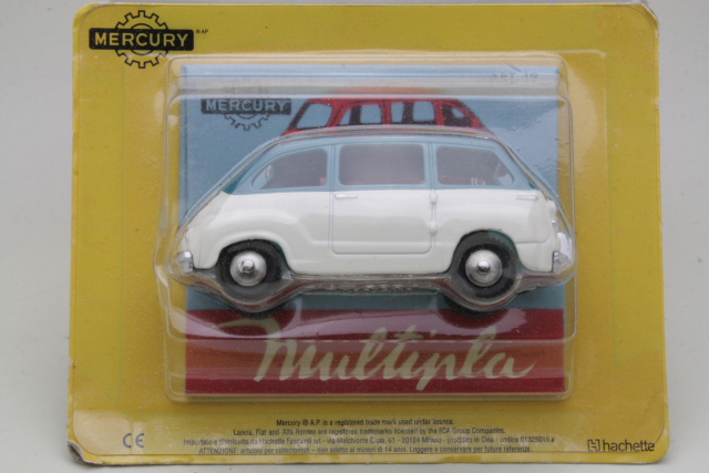 Fiat 600 Multipla, valkoinen/sininen