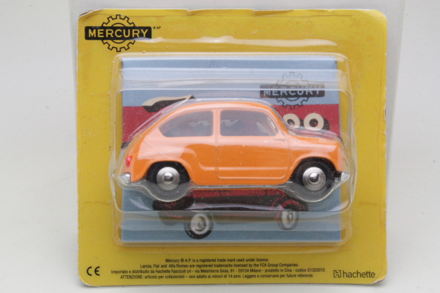 Fiat 600 Berlina 1955, orange