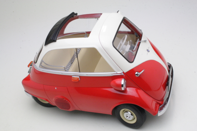 BMW Isetta 1959, red/white - Click Image to Close