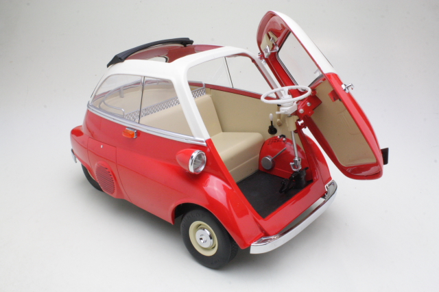 BMW Isetta 1959, red/white - Click Image to Close