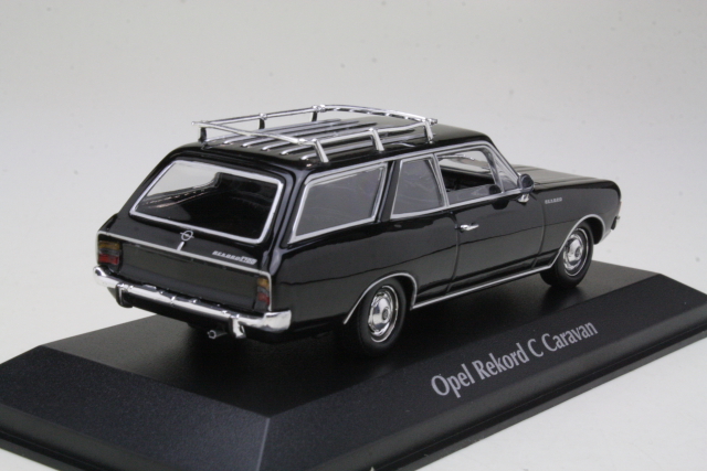 Opel Rekord C Caravan 1969, musta - Sulje napsauttamalla kuva