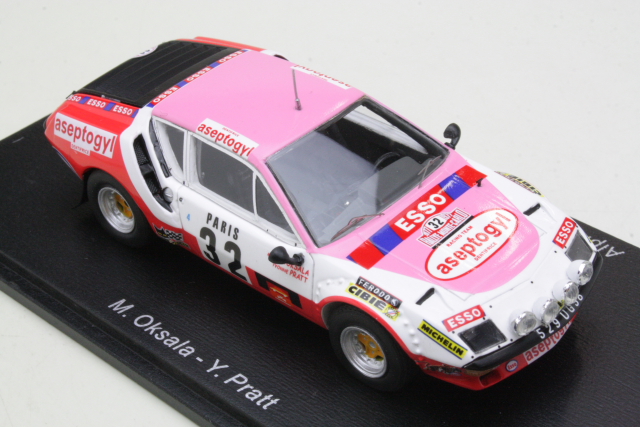 Alpine A310, Monte Carlo 1977, Marketta Oksala, no.32 - Sulje napsauttamalla kuva