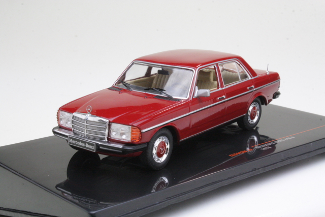 Mercedes 240D (w123) 1976, tummanpunainen - Sulje napsauttamalla kuva