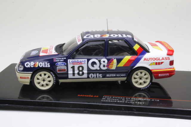 Ford Sierra RS Cosworth, RAC 1991, M.Wilson, no.18 - Sulje napsauttamalla kuva