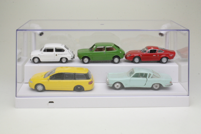 Plastic Showcase 1:43 with LED-lights