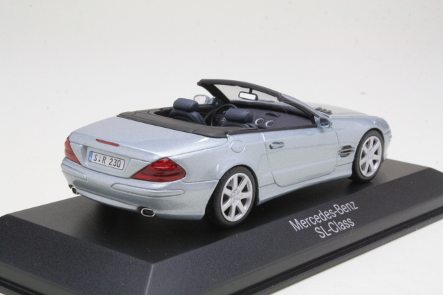 Mercedes 500SL (R230) 2001, vaaleansininen - Sulje napsauttamalla kuva