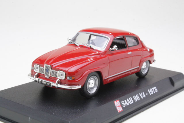 Saab 96 V4 1973, punainen - Sulje napsauttamalla kuva