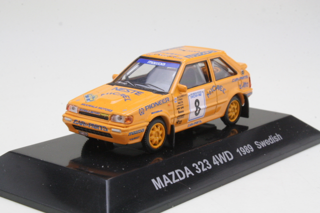 Mazda 323, Sweden 1989, M.Sundstrom, no.8 - Sulje napsauttamalla kuva