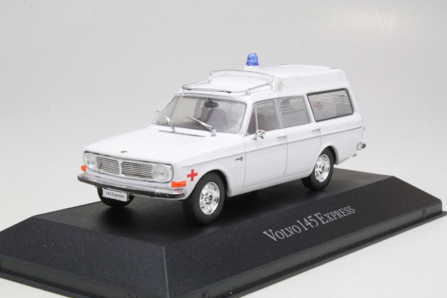 Volvo 145 Express Ambulance 1969, valkoinen - Sulje napsauttamalla kuva