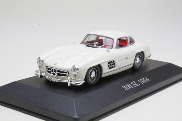 Mercedes 300SL 1954, valkoinen - Sulje napsauttamalla kuva