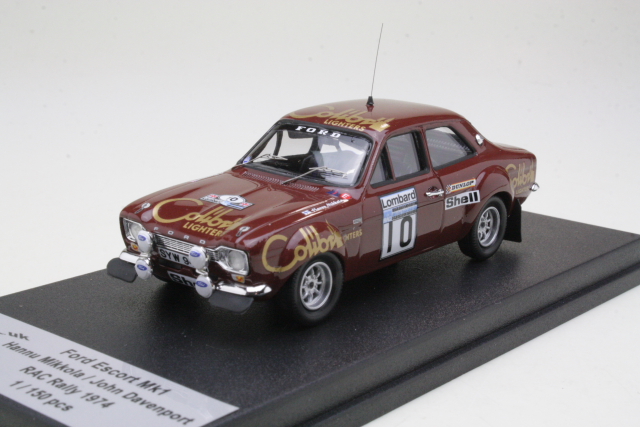 Ford Escort Mk1 RS1600, RAC 1974, H.Mikkola, no.10 - Sulje napsauttamalla kuva