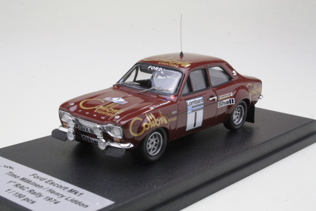 Ford Escort Mk1 RS1600, RAC 1974, T.Mäkinen, no.1 - Sulje napsauttamalla kuva