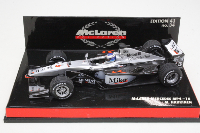 McLaren MP4/16, F1 2001, M.Häkkinen, no.3 - Sulje napsauttamalla kuva