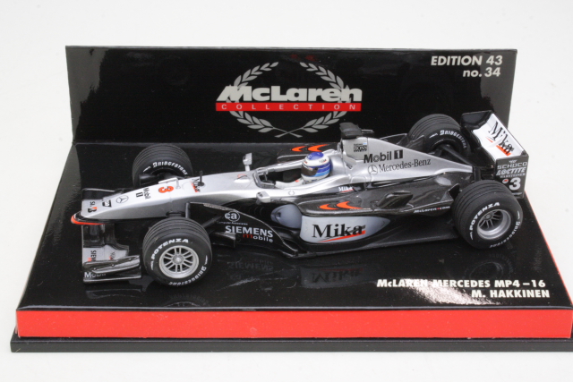 McLaren MP4/16, F1 2001, M.Häkkinen, no.3