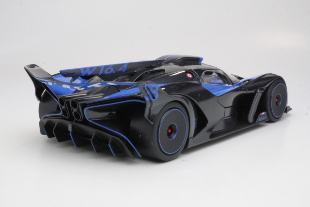 Bugatti Bolide W16 8.0 Four-Turbo 1850hp 2020, blue/black
