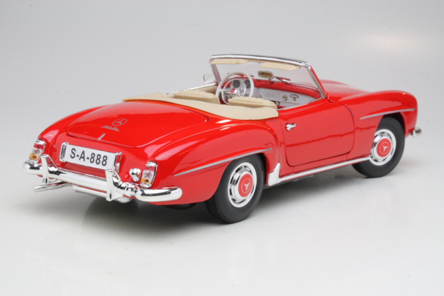 Mercedes 190SL (w121) Cabriolet 1955, red