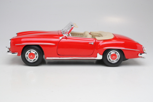 Mercedes 190SL (w121) Cabriolet 1955, red
