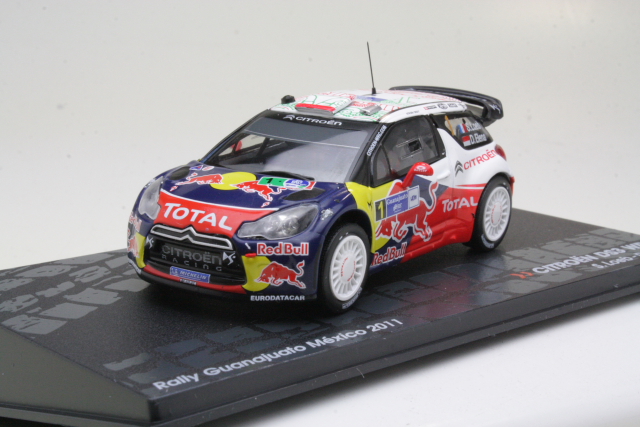 Citroen DS3 WRC, Mexico 2011, S.Loeb, no.1 - Sulje napsauttamalla kuva