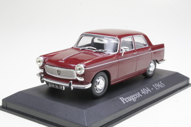 Peugeot 404 1965, tummanpunainen