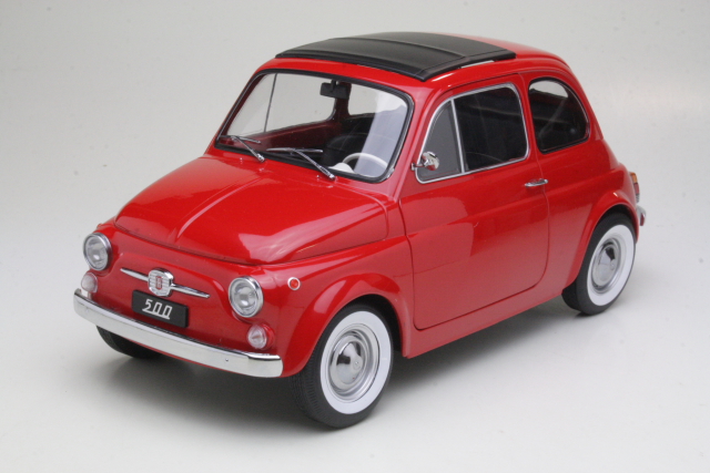 Fiat 500 1968, punainen