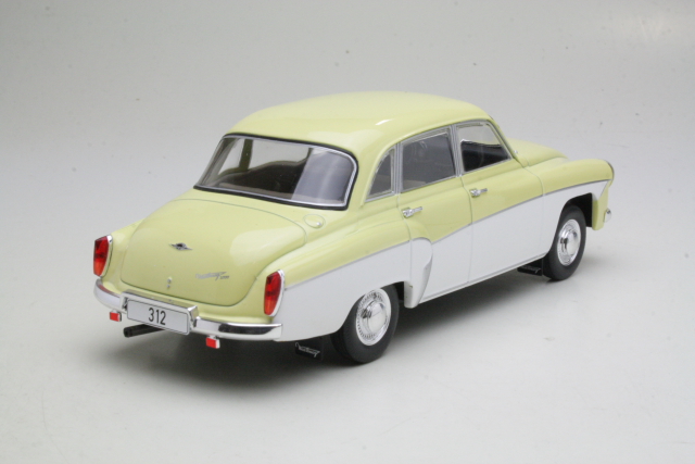 Wartburg 312 1965, keltainen/valkoinen