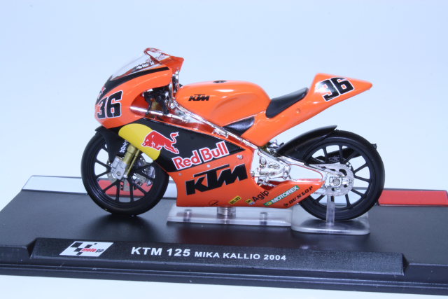 KTM 125, Moto GP 2004, M.Kallio, No.36