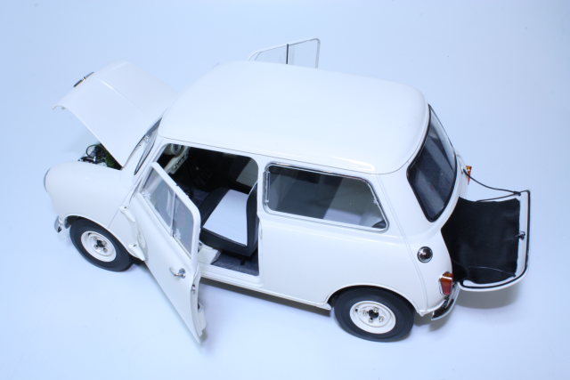 Morris Mini Minor 1959, white - Click Image to Close