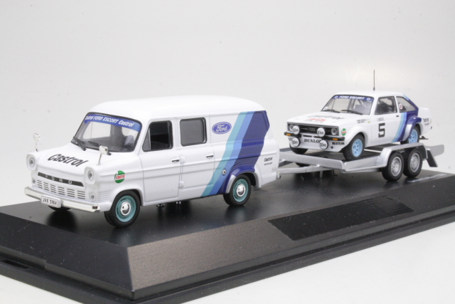 Ford Transit + Trailer + Ford Escort Mk2, H.Mikkola - Sulje napsauttamalla kuva