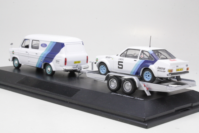 Ford Transit + Trailer + Ford Escort Mk2, H.Mikkola - Click Image to Close