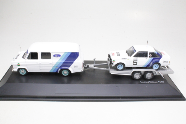 Ford Transit + Trailer + Ford Escort Mk2, H.Mikkola - Sulje napsauttamalla kuva