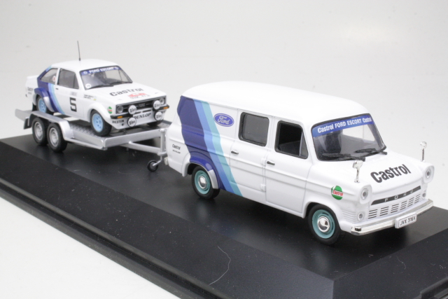 Ford Transit + Trailer + Ford Escort Mk2, H.Mikkola - Click Image to Close