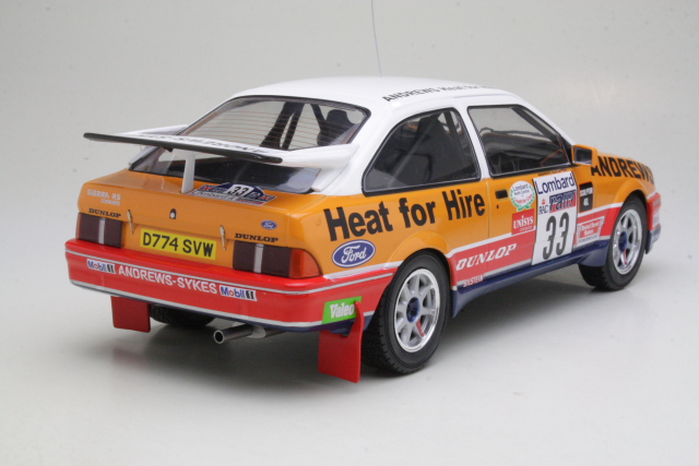 Ford Sierra RS Cosworth, RAC 1989, R.Brookes, no.33 - Sulje napsauttamalla kuva